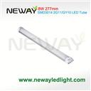 PLL8W 4Pin 2G11 LED Tube Lamp with Milky PC Cover
