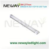 PLL8W 4Pin 2G11 LED Tube Lamp with Milky PC Cover