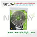 220V SMD5050RGB High Voltage LED Strip Light Kit