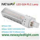 8W G24 Plug in Socket LED PLC Lamp Bulb replace 18W CFL