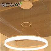1.5M 1.2M Large Ring Modern Decor Circle LED Suspension Light Fixtures