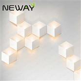 Indoor Decorative Home Bedroom Modern Acrylic Square LED Wall Lamps
