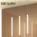 Suspended 120CM 20W30W 360 Degree Linear LED Pendant Lighting Fixtures