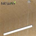 1M 1.2M 1.5M Linear Suspended Fluorescent Tube Pendant Lighting