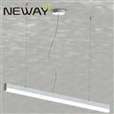 24W 60W 1000MM 1500MM Linear Suspended LED Luminaire Office Lighting