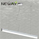 24W 60W 1000MM 1500MM Linear Suspended LED Luminaire Office Lighting