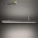 96W144W192W 2Lines Suspended Linear LED Up Down Lighting Fixtures