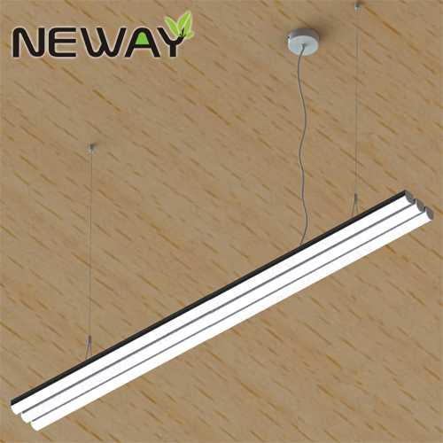 24w 180w 1 2 3lines Pendant Aluminum Profile Led Linear Lamps High