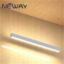 direct and indirect lighting linear suspension fitting warm white3000k