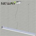 suspension linear led ceiling mounted home lighting warm white 3000k