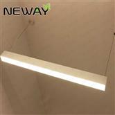 22W-60W suspended luminaire for T5 fluorescent lamps