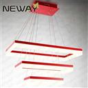 rectangular wholesale led Chandelier hanging light dining table lamp