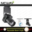 30W 20-60 Degree Beam Angle Adjustable LED track light