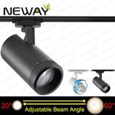20W Beam Angle Adjustable 20 to 60 Degree LED Track Spot Light