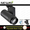 40W Adjustable Beam Angle LED Track Light Art Gallery Lighting