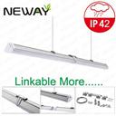 IP42 LED Linear Light Linkable connection 20W 40W 60W 1200MM 1500MM