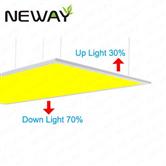 600x600mm 40w 36w 30w LED Flat Panel Light Up and down Suspension